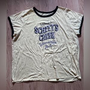 Torrid Schitt's Creek Creamy-Yellow T-Shirt Size 4